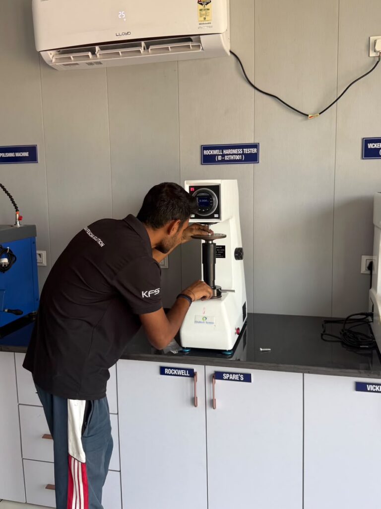 Hardness Testing at KFS